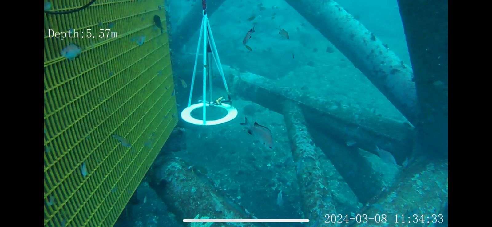 Inspección submarina ROV