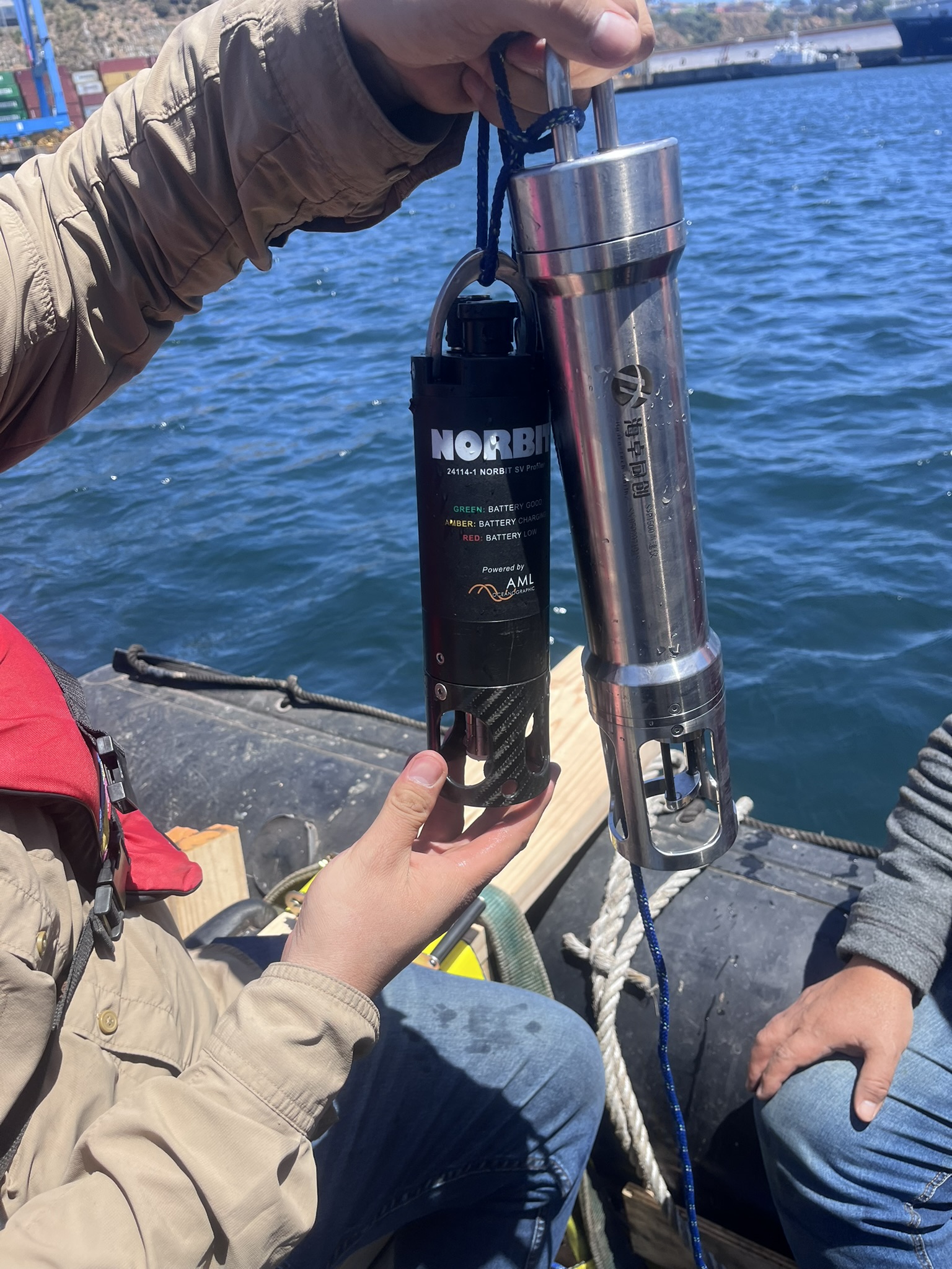 Equipo oceanográfico TPS